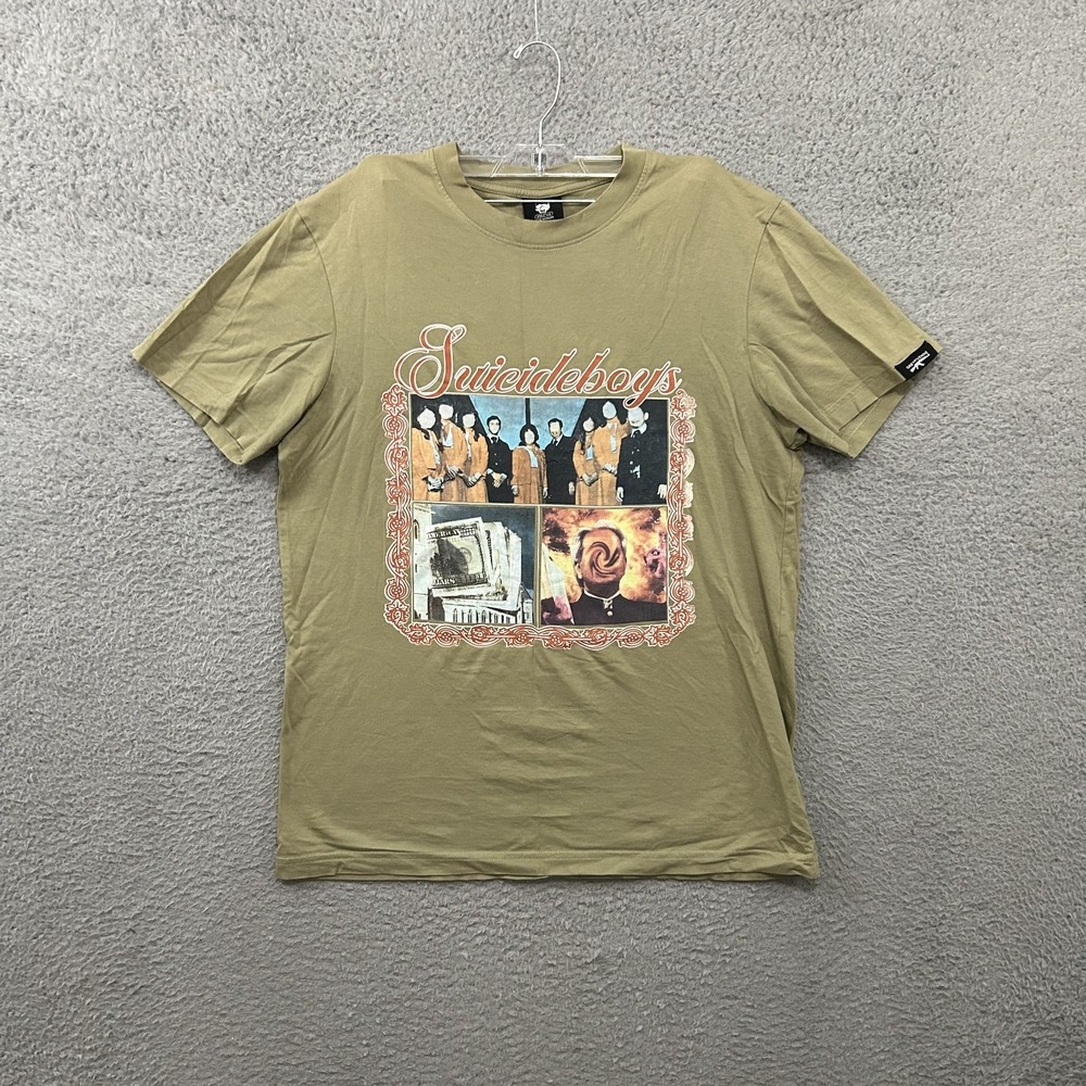 G59 Suicideboys Shirt Mens‎ Medium Green Short Sleeve Crew Neck Cotton Adult